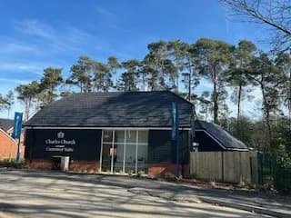 Community Offices and Hall, Crownfield Court, Woodlands Lane, Windlesham GU20 6AS: Community Hall and Office Use -Use Class F2(b)