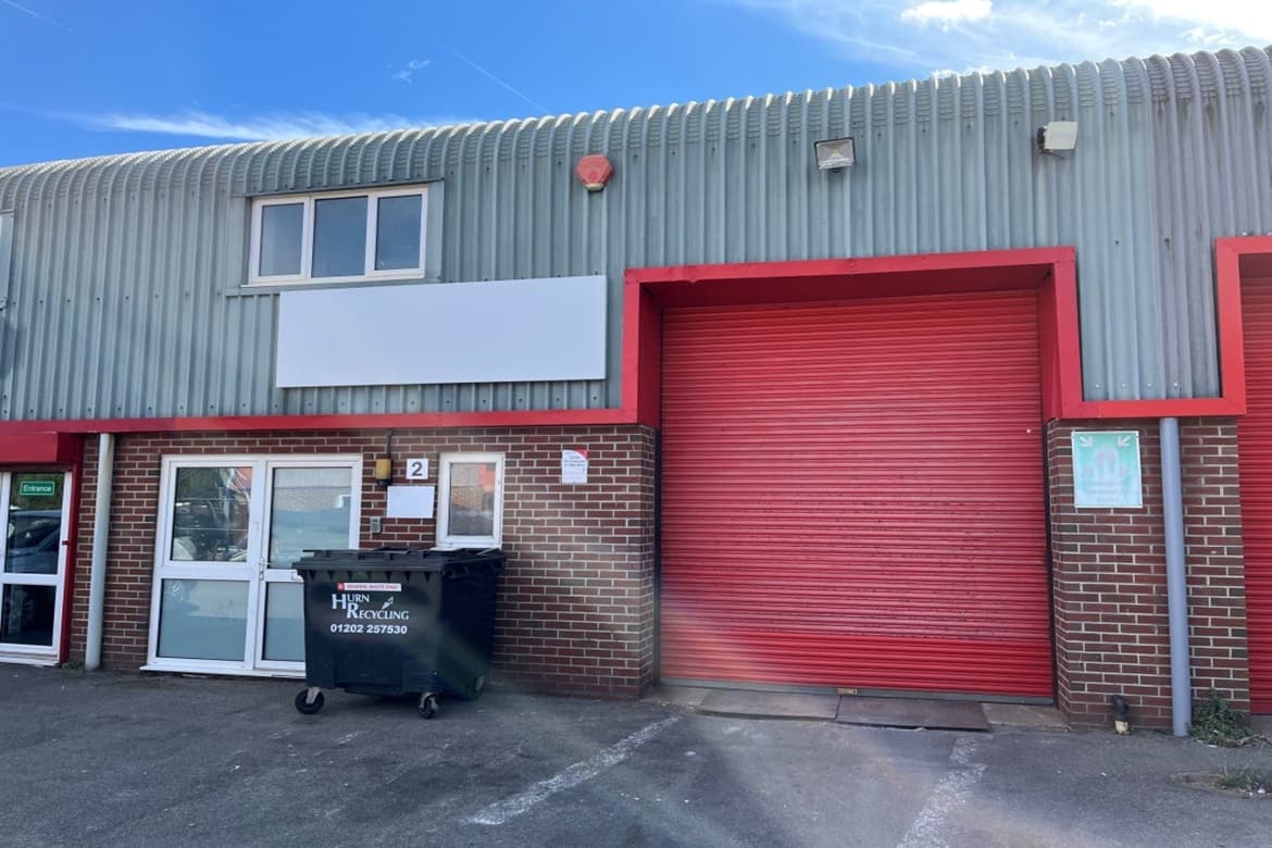 Mid-Terrace Industrial/Warehouse Unit For Sale in Christchurch, Dorset 1
