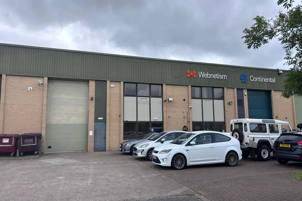 Mid Terrace Warehouse Unit For Sale in Herrick Way, Staverton, Glos