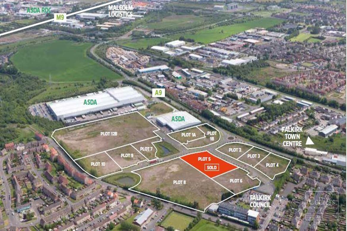 Commercial Development Plots For Sale in Falkirk, FK2