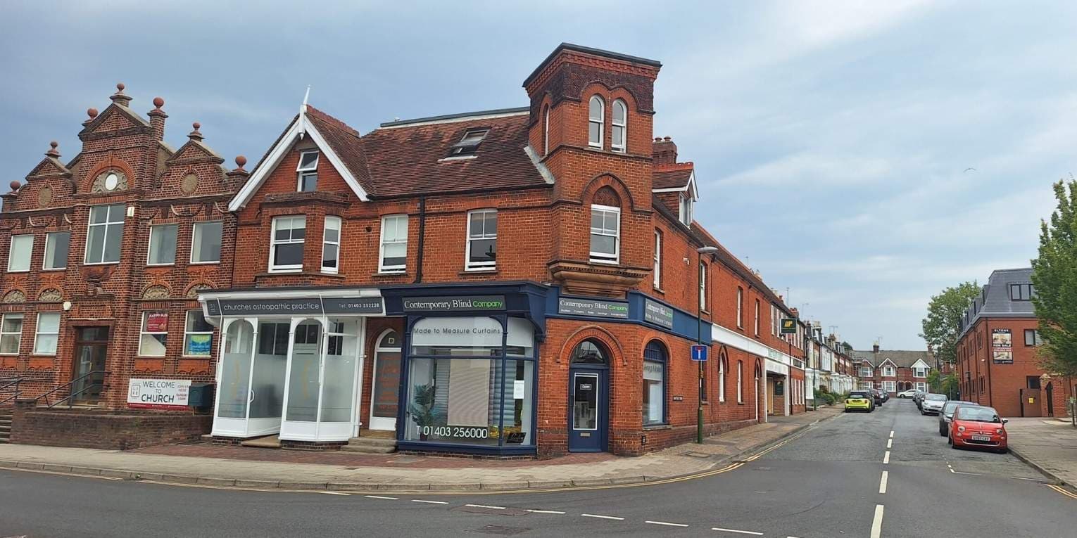 Prominent Shop and Workshop For Sale in Horsham, West Sussex