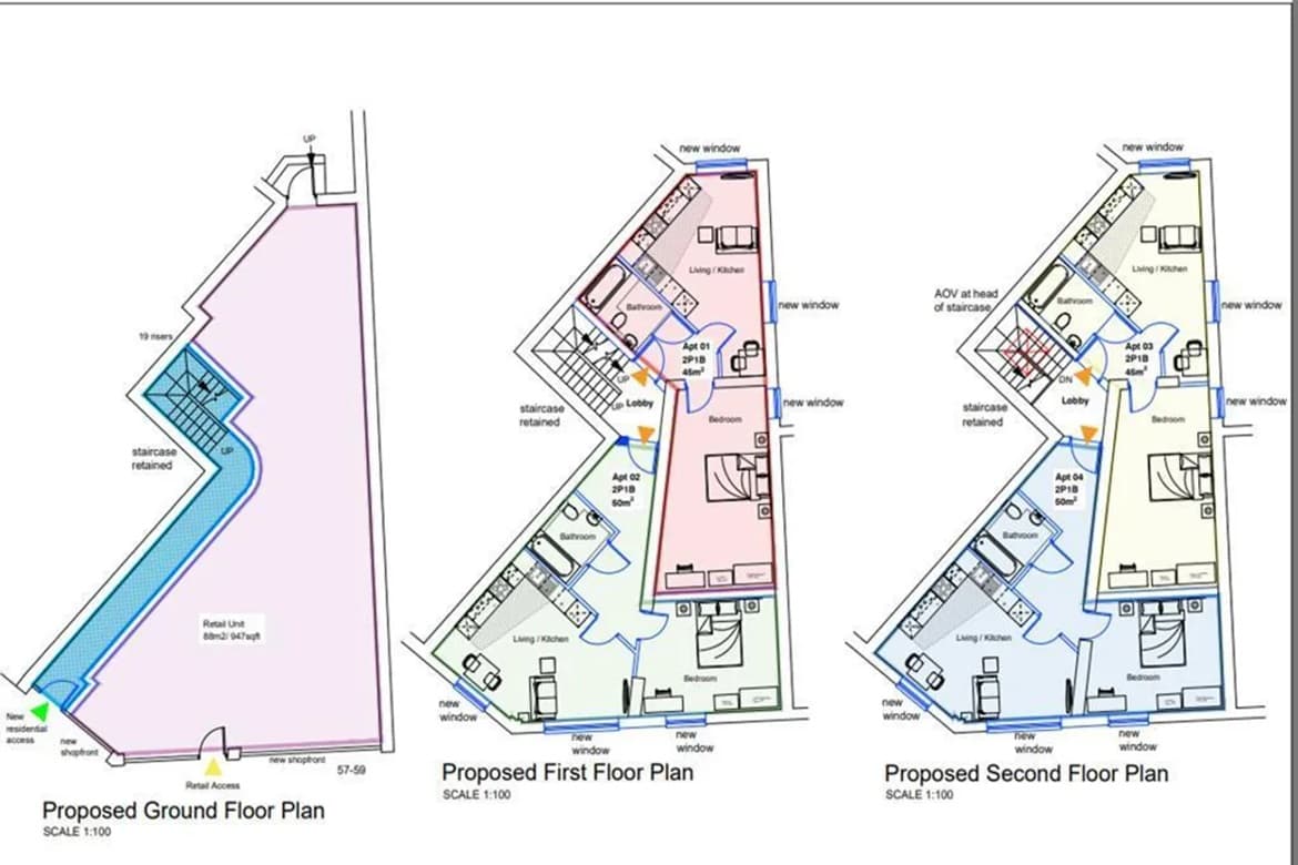 Shop With Upper Floors Residential Conversion For Sale in Yeovil 2