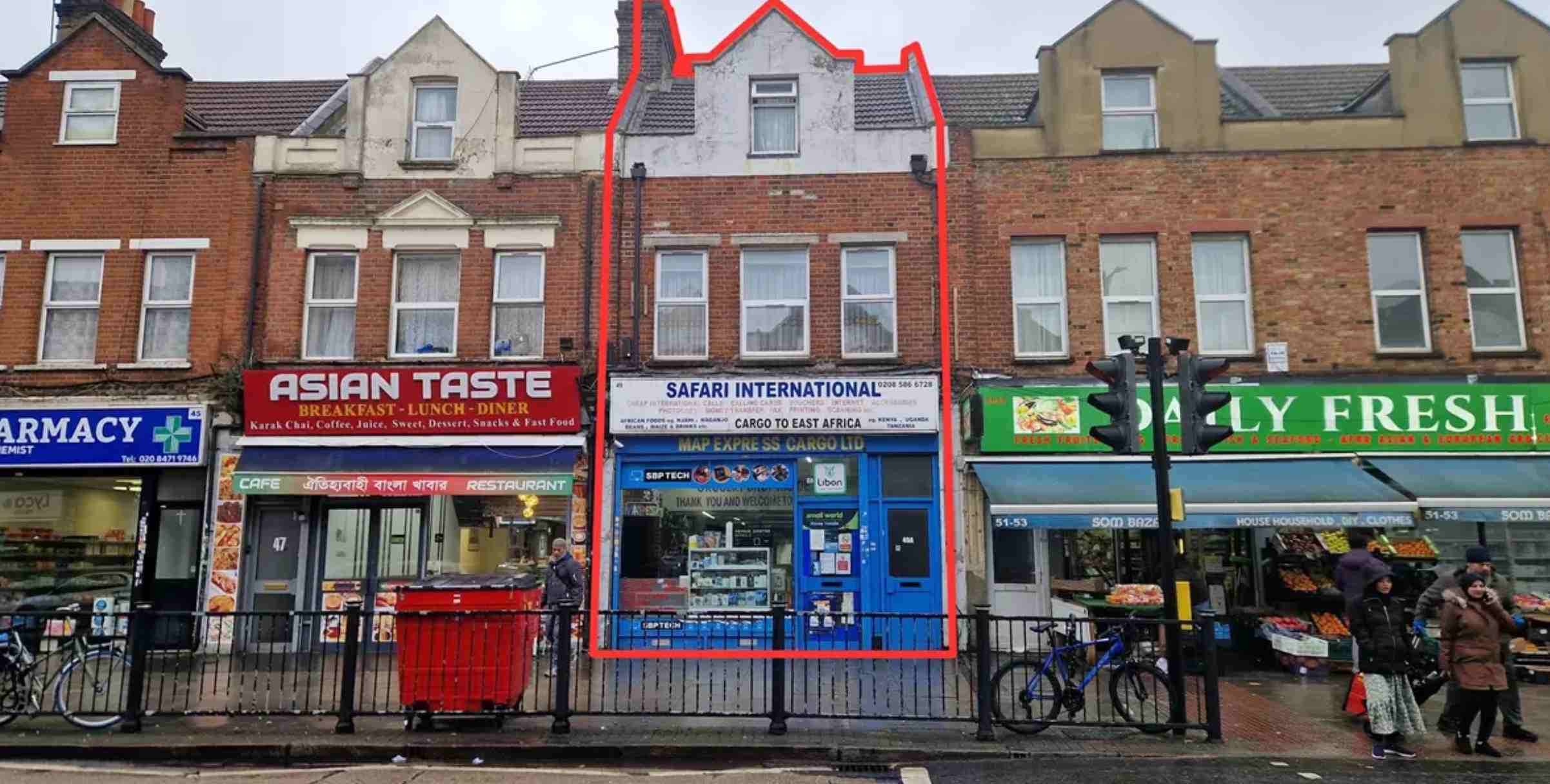 Shop and Flat Above For Sale in Forest Gate, London