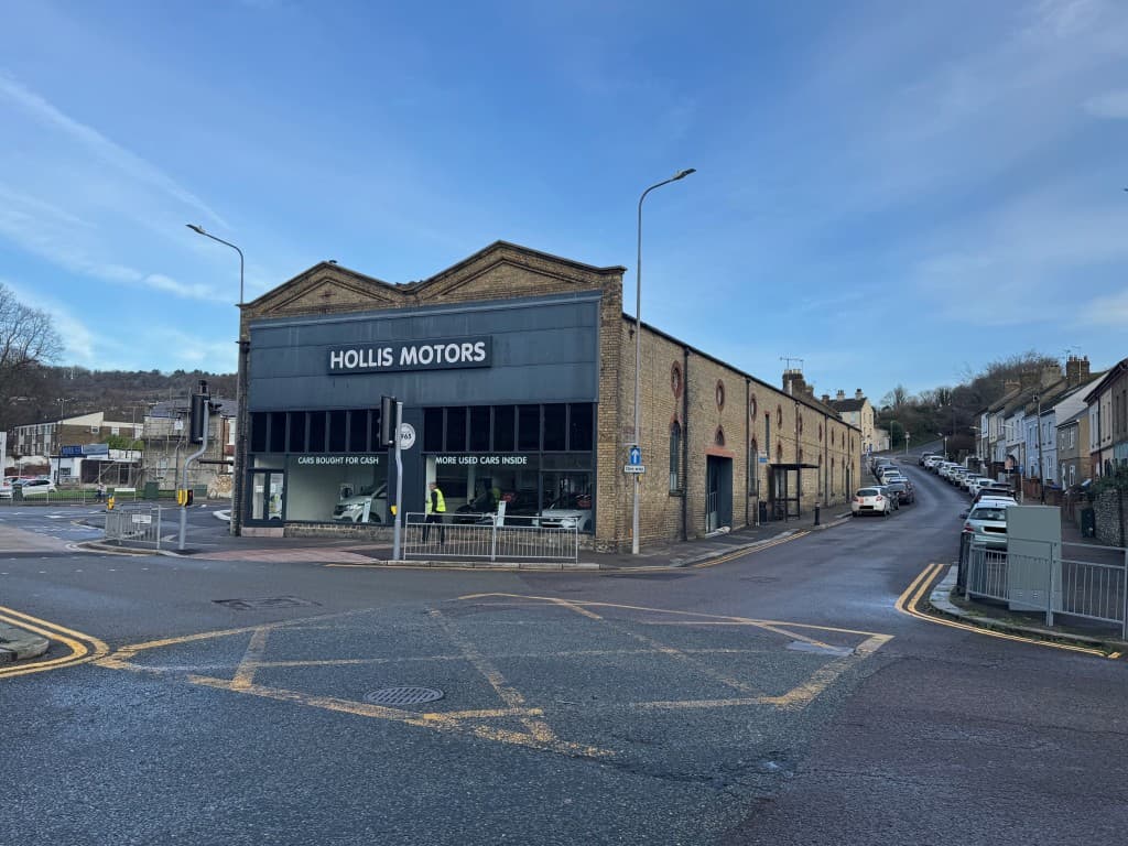 Hollis Motors, 1 Crabble Hill, Dover CT17 0RS: Freehold Car Sales Site, Showroom & Workshop With Redevelopment