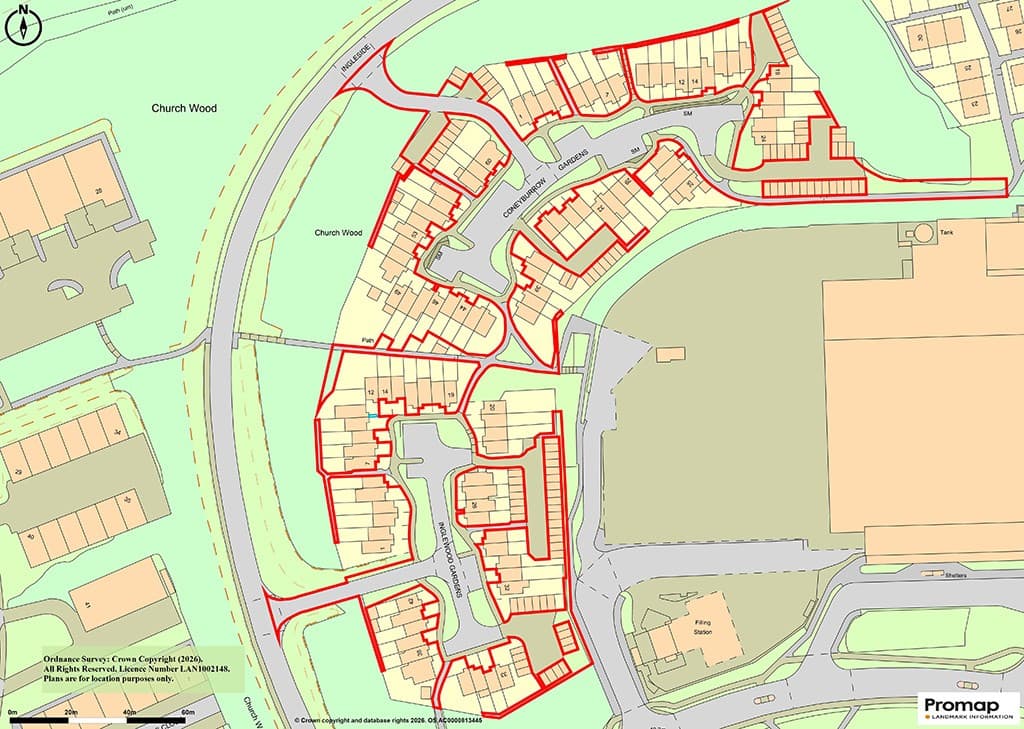 Land on Inglewood Gardens & Coneyburrow Gardens, St. Leonards-on-Sea TN38 9RZ: Freehold Land Surrounding Residential Estate