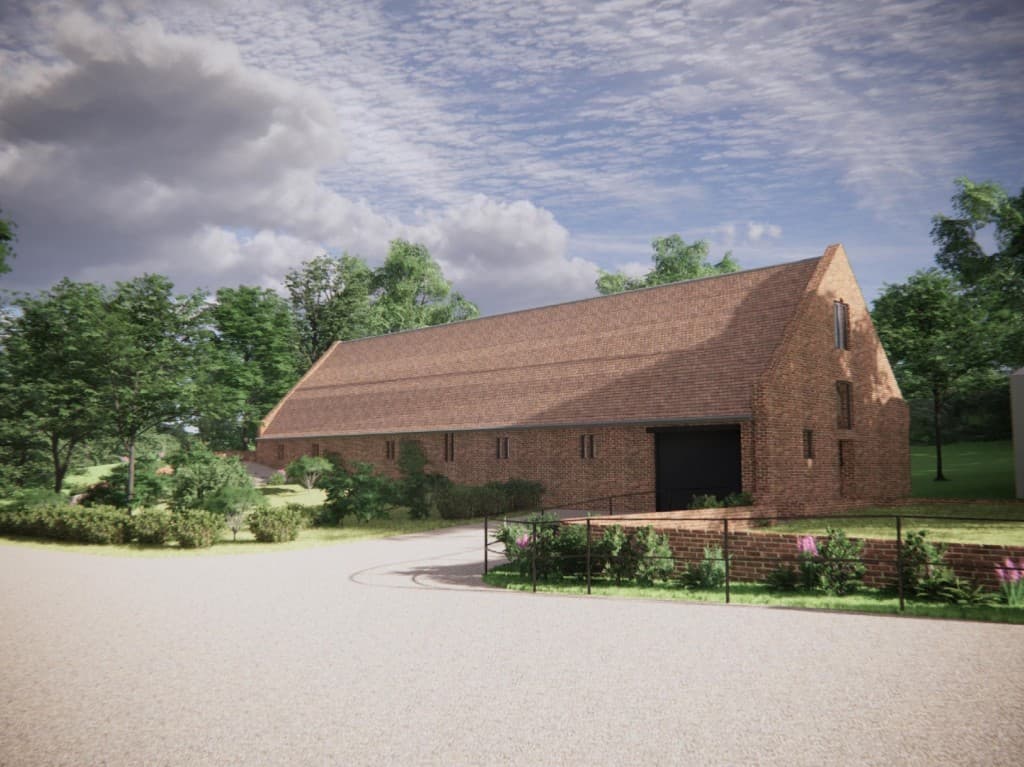 Hayton Manor Barn, Hayton Road, Stanford, Ashford TN25 6DQ: Period Barn With Planning Permission For Two Dwellings